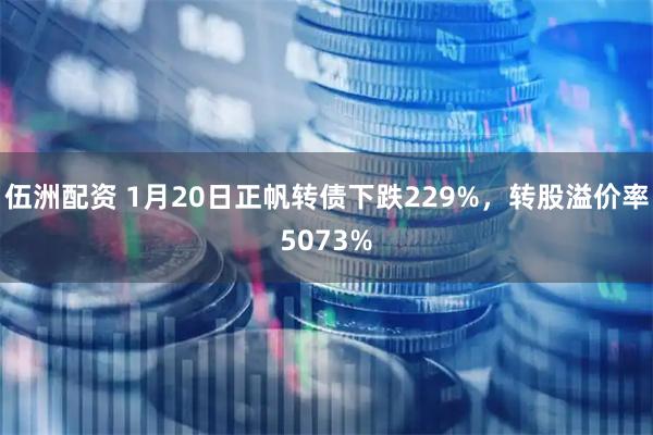 伍洲配资 1月20日正帆转债下跌229%，转股溢价率5073%