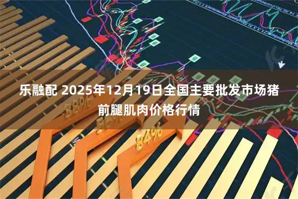 乐融配 2025年12月19日全国主要批发市场猪前腿肌肉价格行情