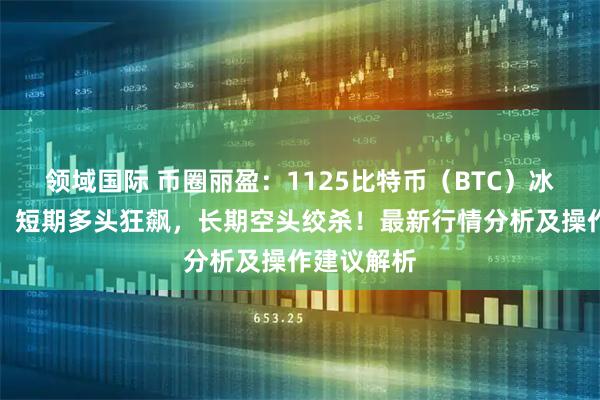 领域国际 币圈丽盈：1125比特币（BTC）冰火两重天！短期多头狂飙，长期空头绞杀！最新行情分析及操作建议解析