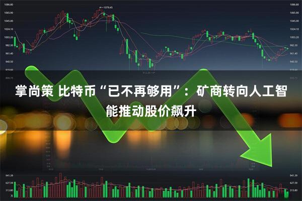 掌尚策 比特币“已不再够用”：矿商转向人工智能推动股价飙升
